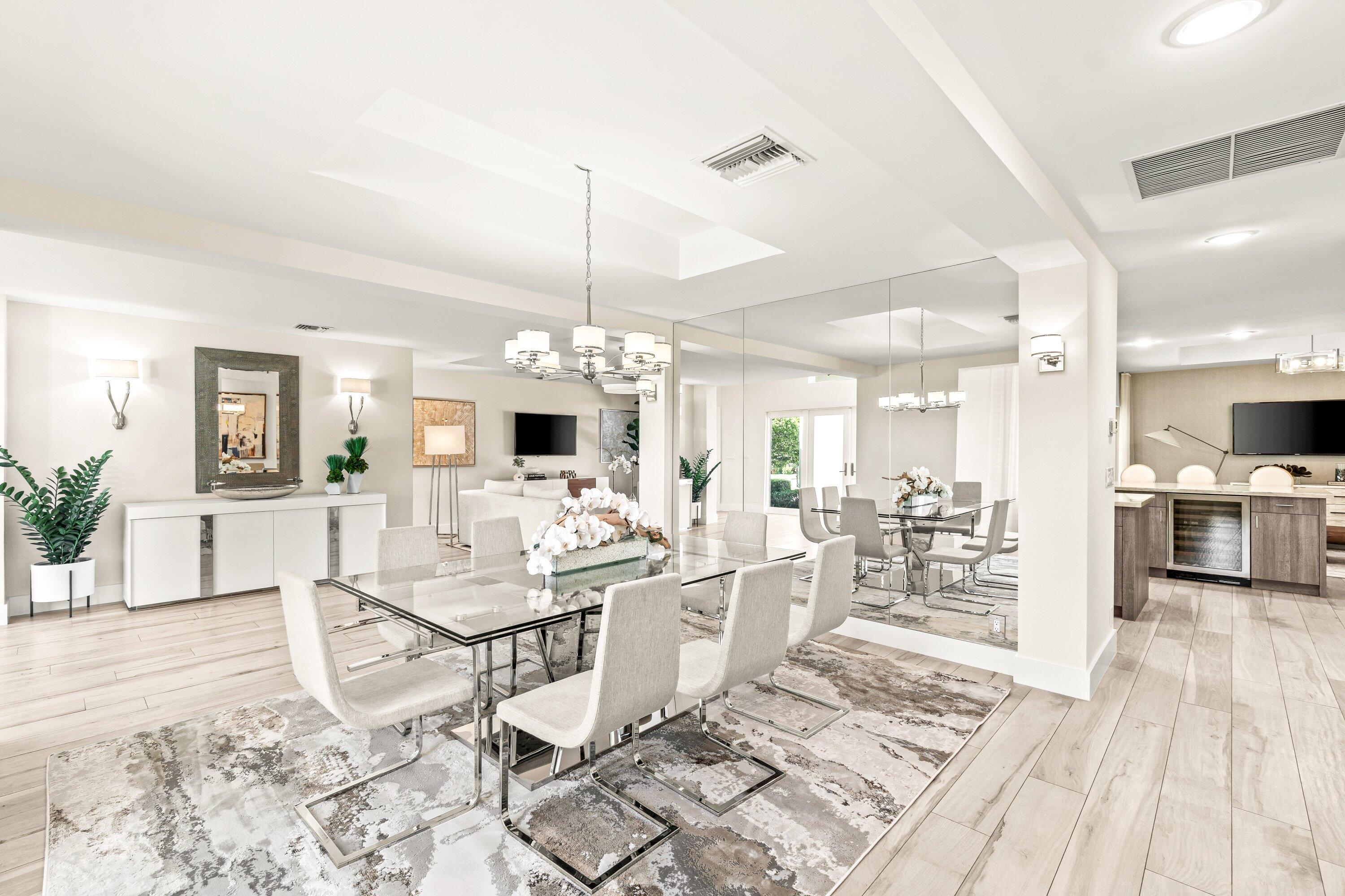 2367 Queen Palm Road Boca Raton, FL 33432 - Photo 8 of 45 a living room with lots of furniture and a table