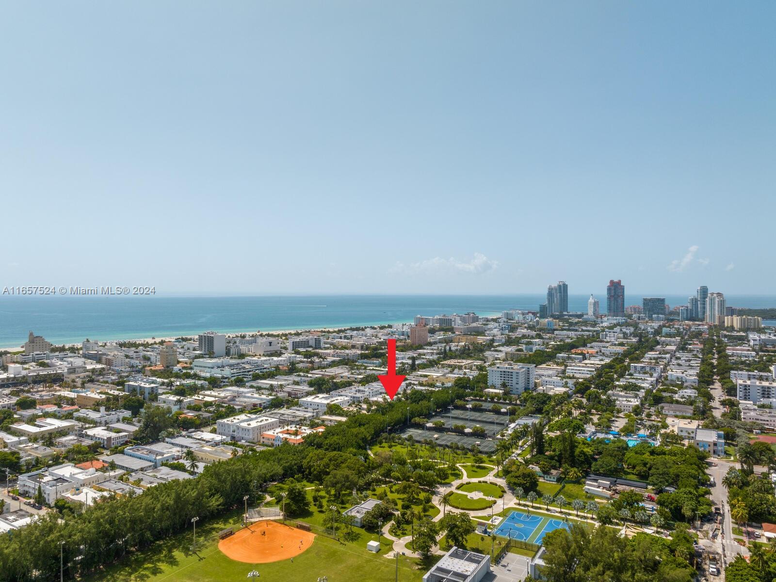 742 12th Street, Unit 2 Miami Beach, FL 33139 - Photo 26 of 27 an aerial view of multiple house
