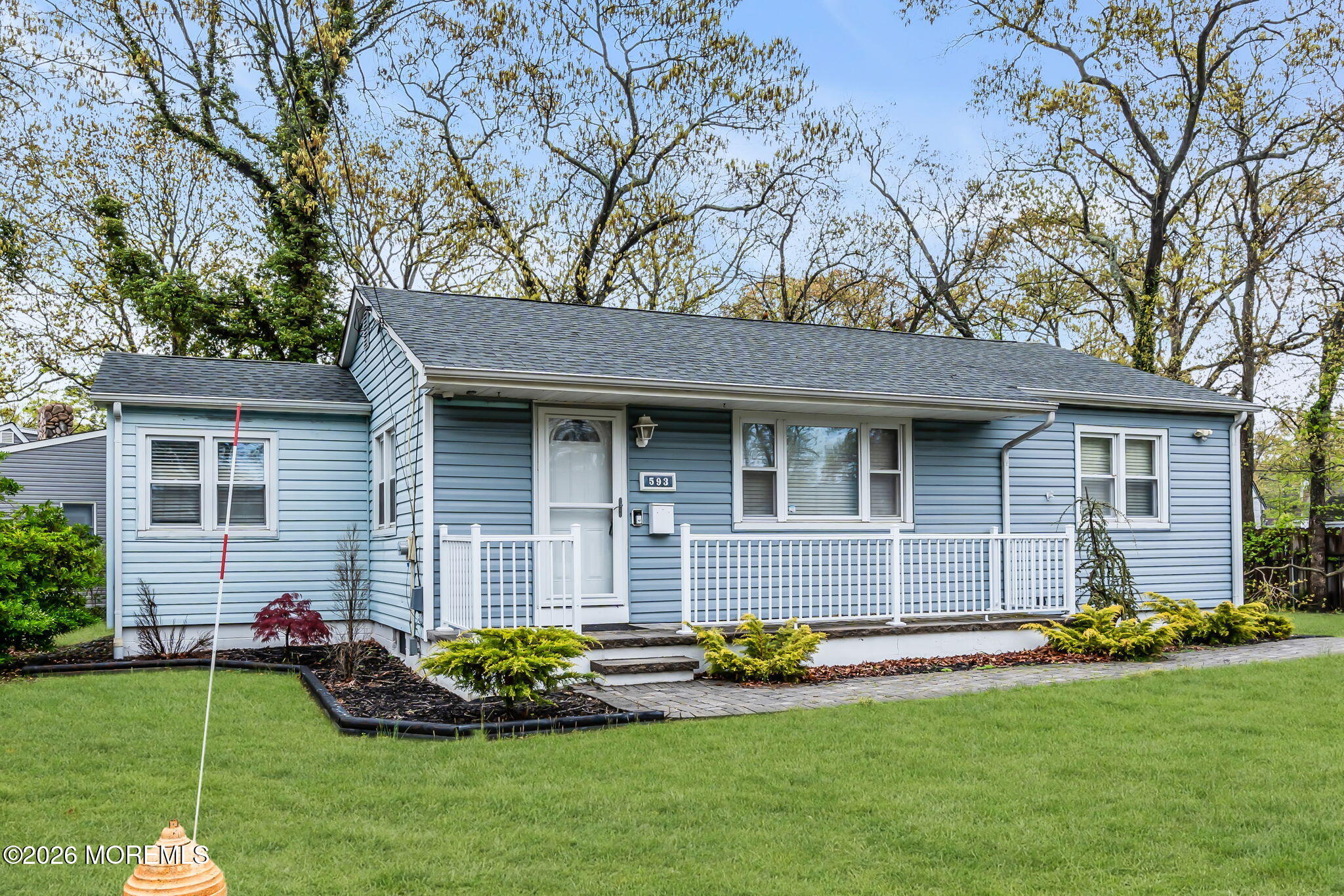 593 Beach Plum Road Brick, NJ 08723 - Photo 2 of 38 a front view of a house with yard and green space