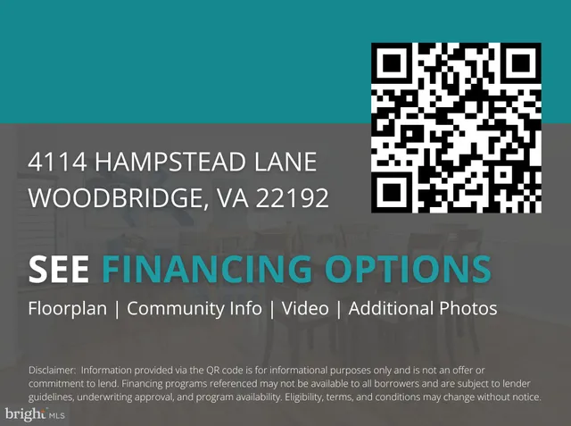 $530,000 | 4114 Hampstead Lane, Woodbridge, VA 22192