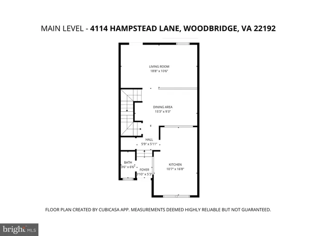 $530,000 | 4114 Hampstead Lane, Woodbridge, VA 22192