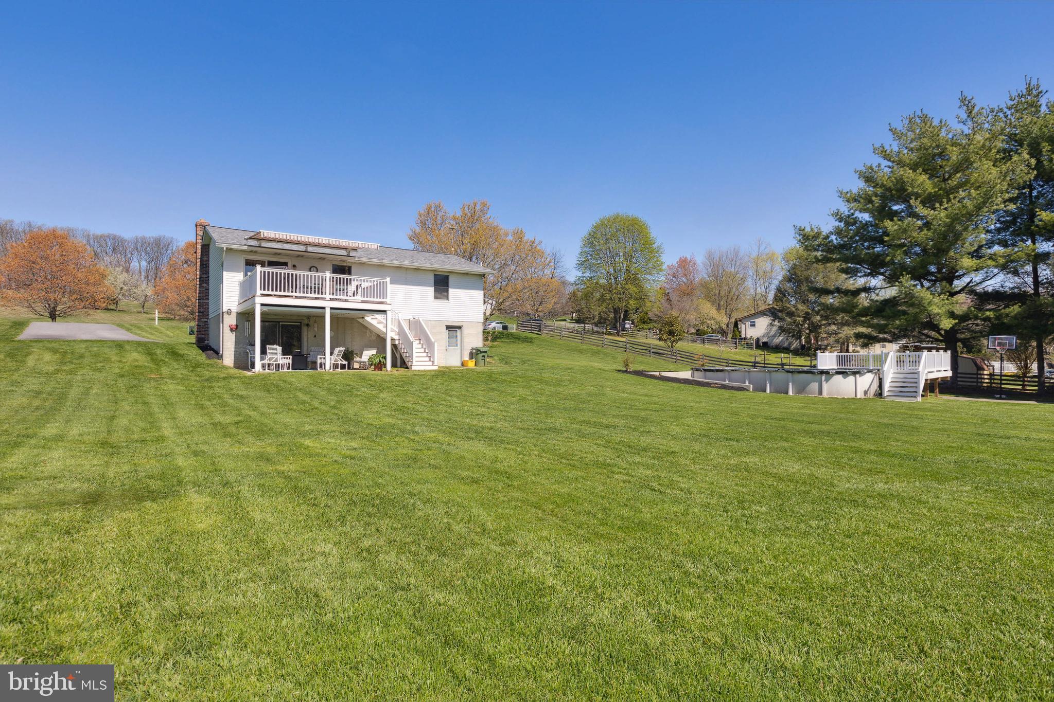 2652 Walston Road Mount Airy, MD 21771 - Photo 35 of 40 Backyard with Above Ground Pool