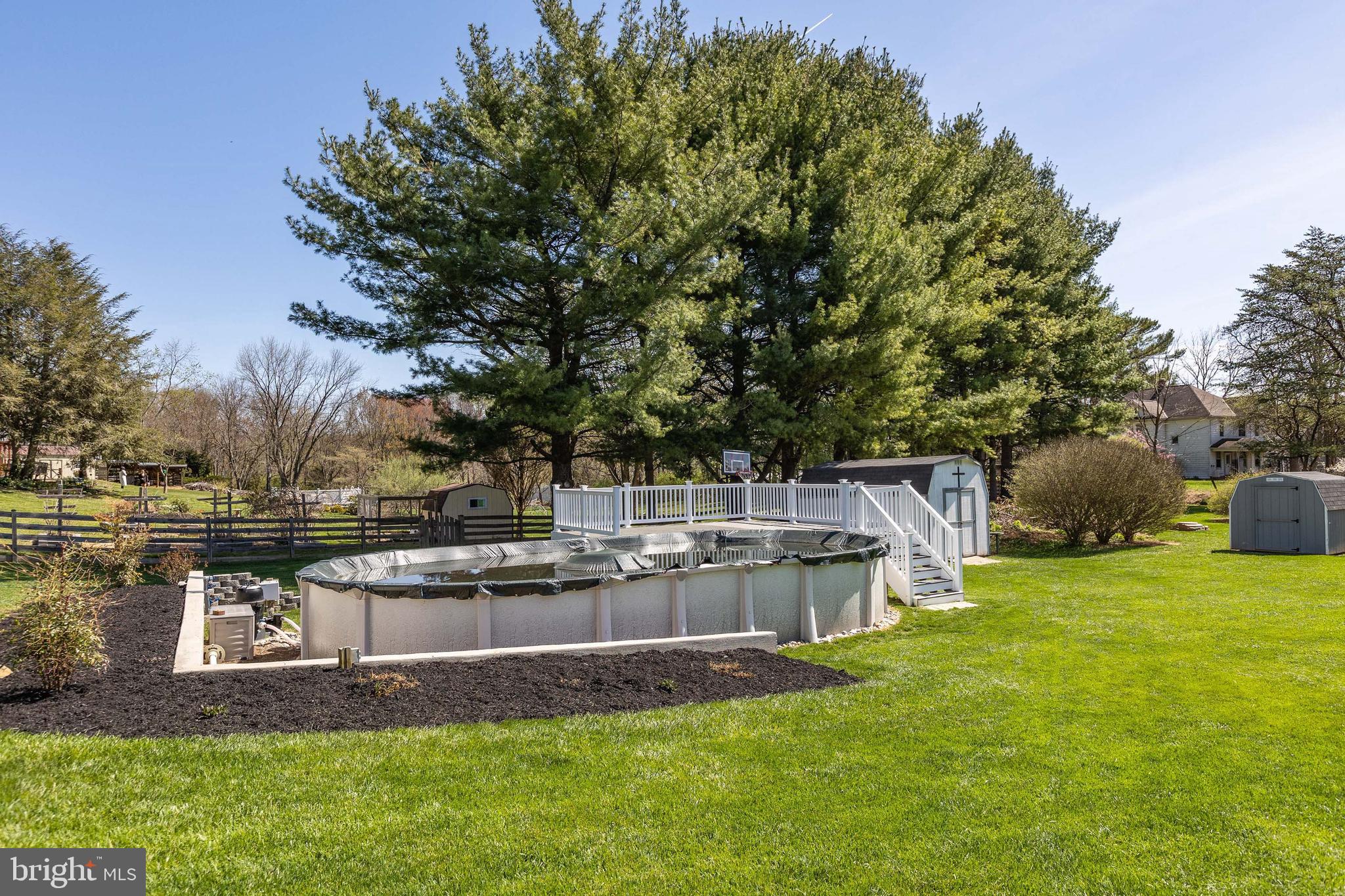2652 Walston Road Mount Airy, MD 21771 - Photo 36 of 40 Backyard with Above Ground Pool