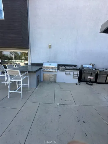 a view of an outdoor space with seating