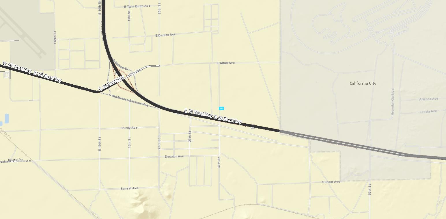 30th Street East Mojave, CA 93501 - Photo 6 of 10 a view of a room