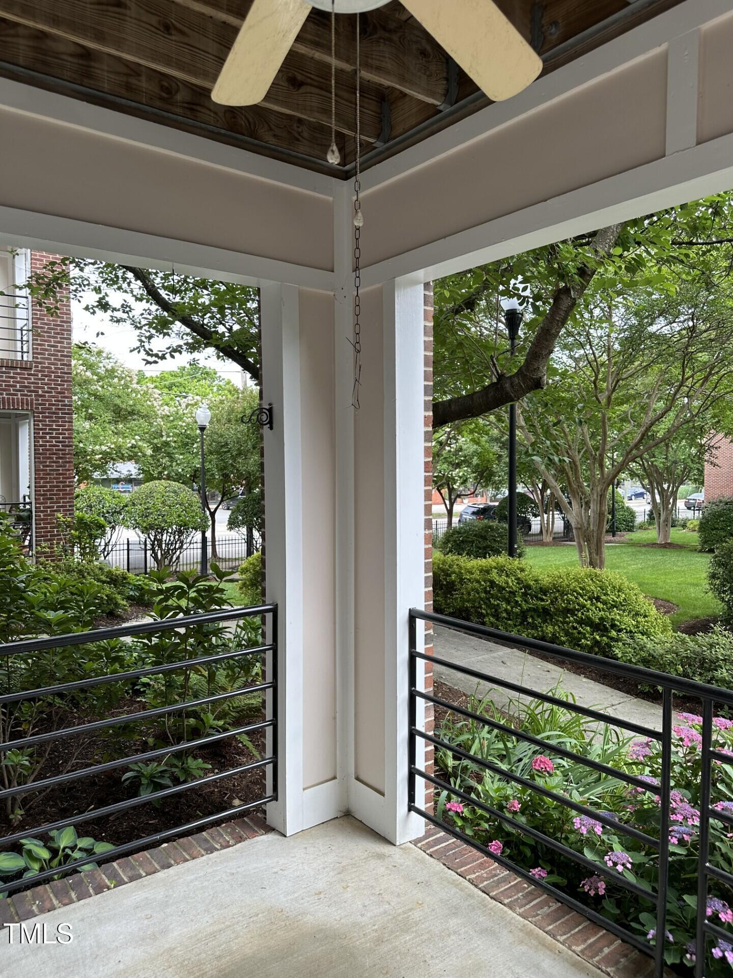 710 North Person Street, Unit 103 Raleigh, NC 27604 - Photo 10 of 16 a view of a porch and garden