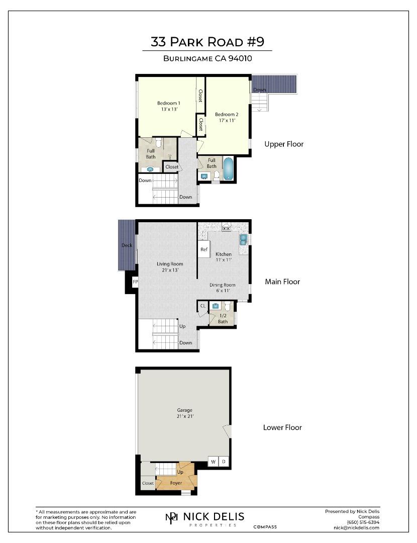 33 Park Road, Unit 9 Burlingame, CA 94010 - Photo 34 of 34 Gallery Image 34