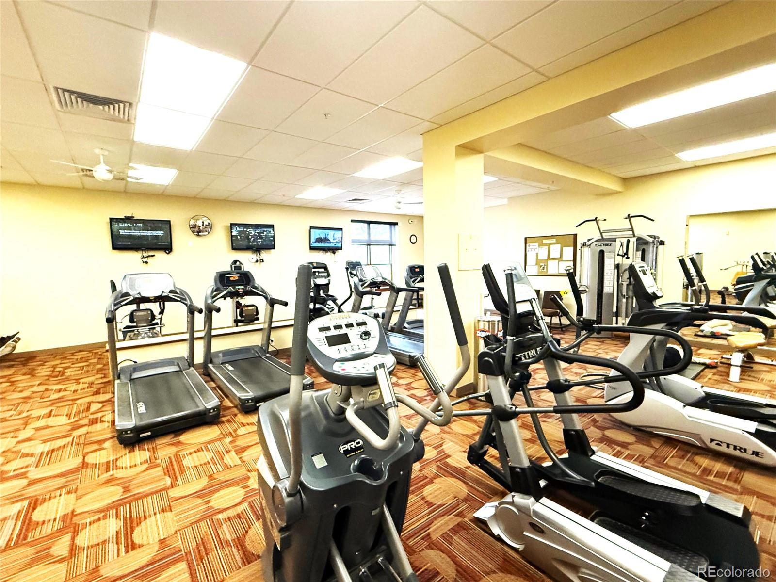 13890 East Marina Drive, Unit 602 Aurora, CO 80014 - Photo 25 of 27 a view of a room with gym equipment