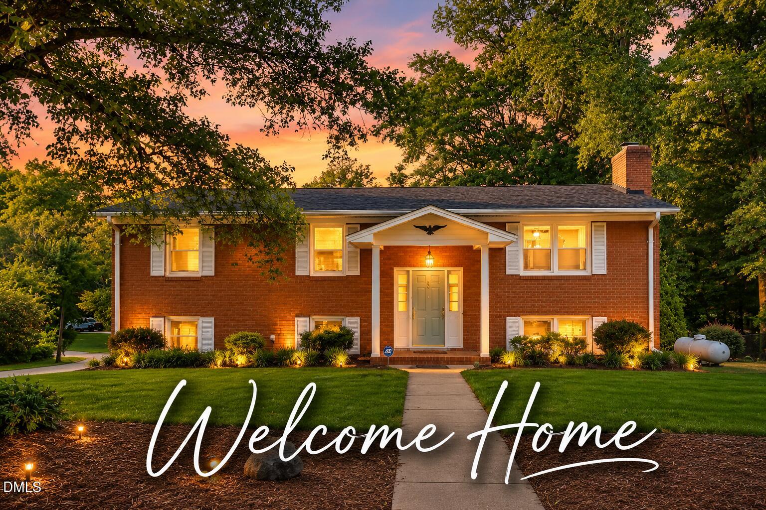 4508 Greenbrier Road Raleigh, NC 27603 - Photo 19 of 19 Dusk Exterior