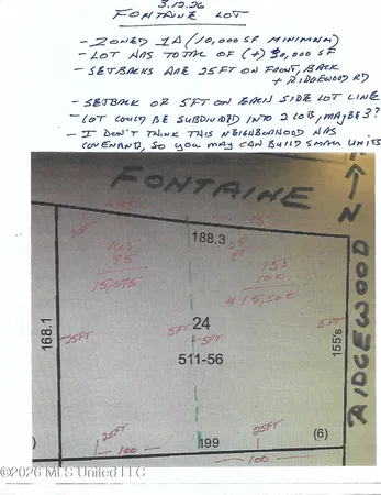 $65,000 | 0 Fontaine Drive, Jackson, MS 39211