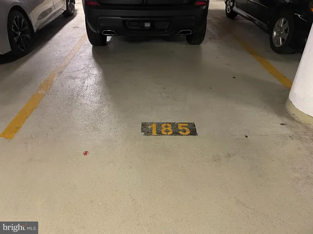 a view of a building on a street