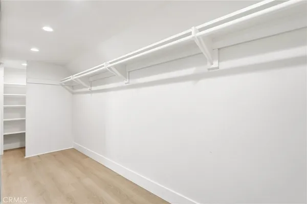 a view of hallway with livingroom