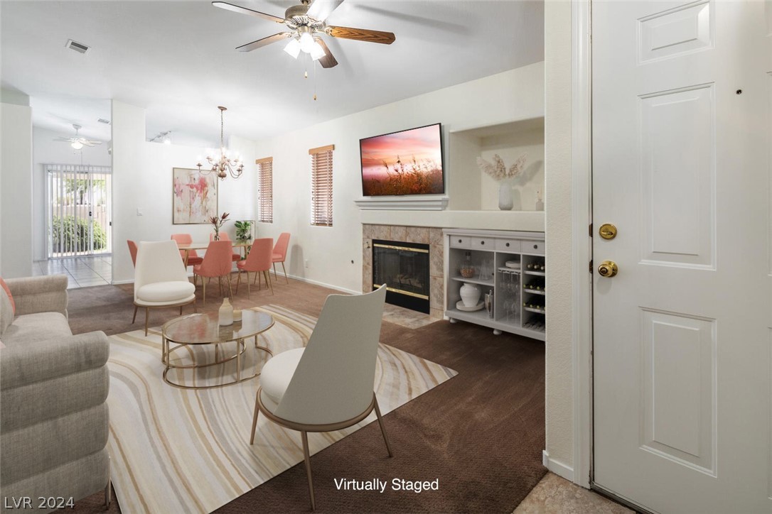 2357 Ramsgate Drive Henderson, NV 89074 - Photo 2 of 38 Open concept living / dining room