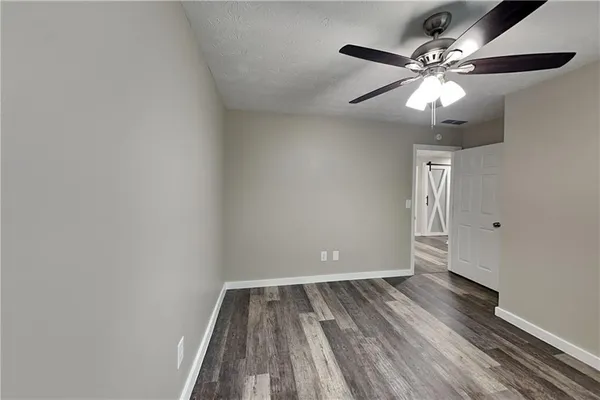 wooden floor in an empty room