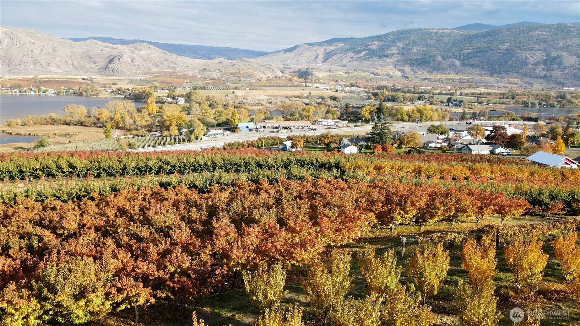 1 Tom Dull Road Oroville, WA 98844 - Photo 4 of 30 an aerial view of residential houses with outdoor space