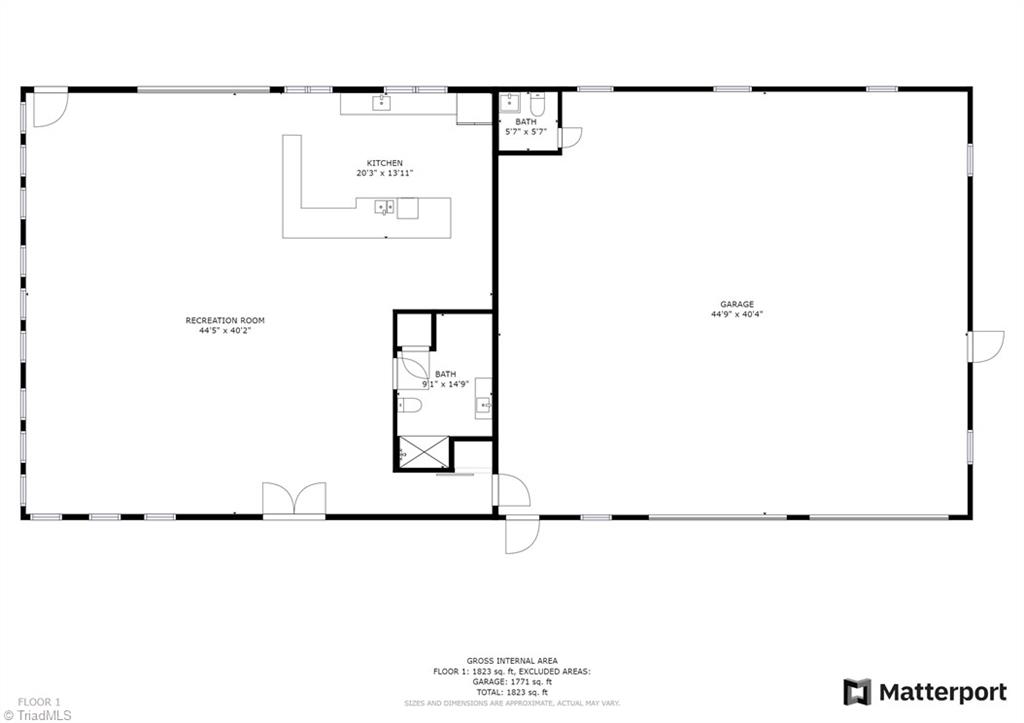 935 Robert Beck Road Lexington, NC 27292 - Photo 45 of 45 Floor Plan venue and detached 3 bay garage