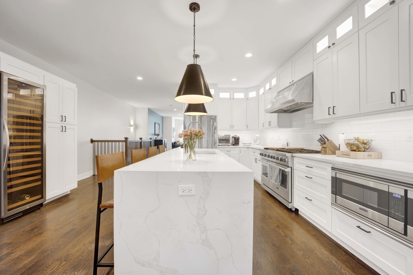2140 West Rice Street, Unit 1W Chicago, IL 60622 - Photo 3 of 25 a view of counter top space and stainless steel appliances