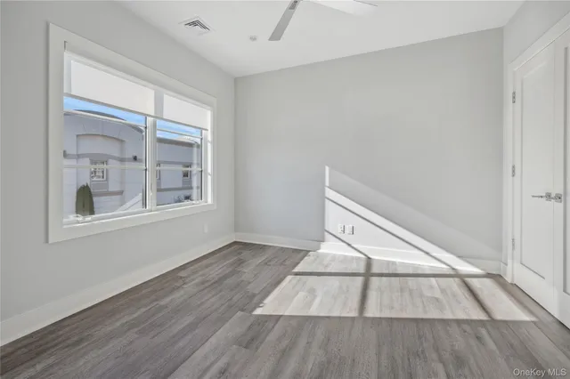 a view of wooden floor in a room