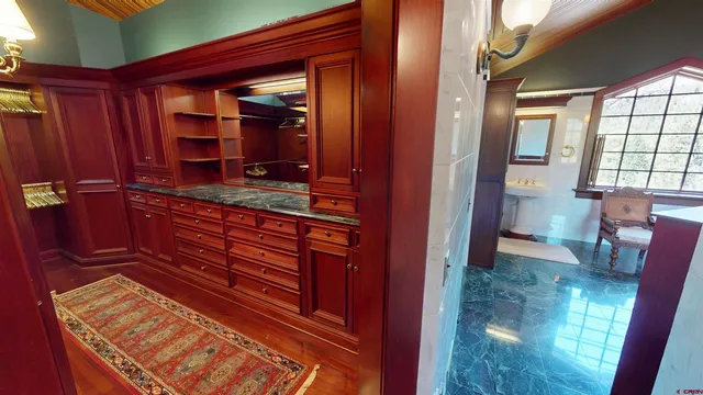 a view of walk in closet