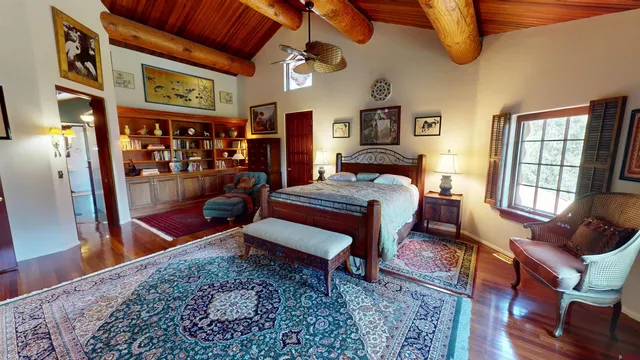 a outdoor living space with furniture and a rug