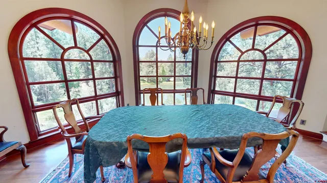a view of porch with seating area and furniture