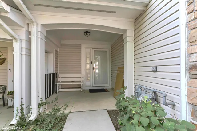 a view of a entryway front of house