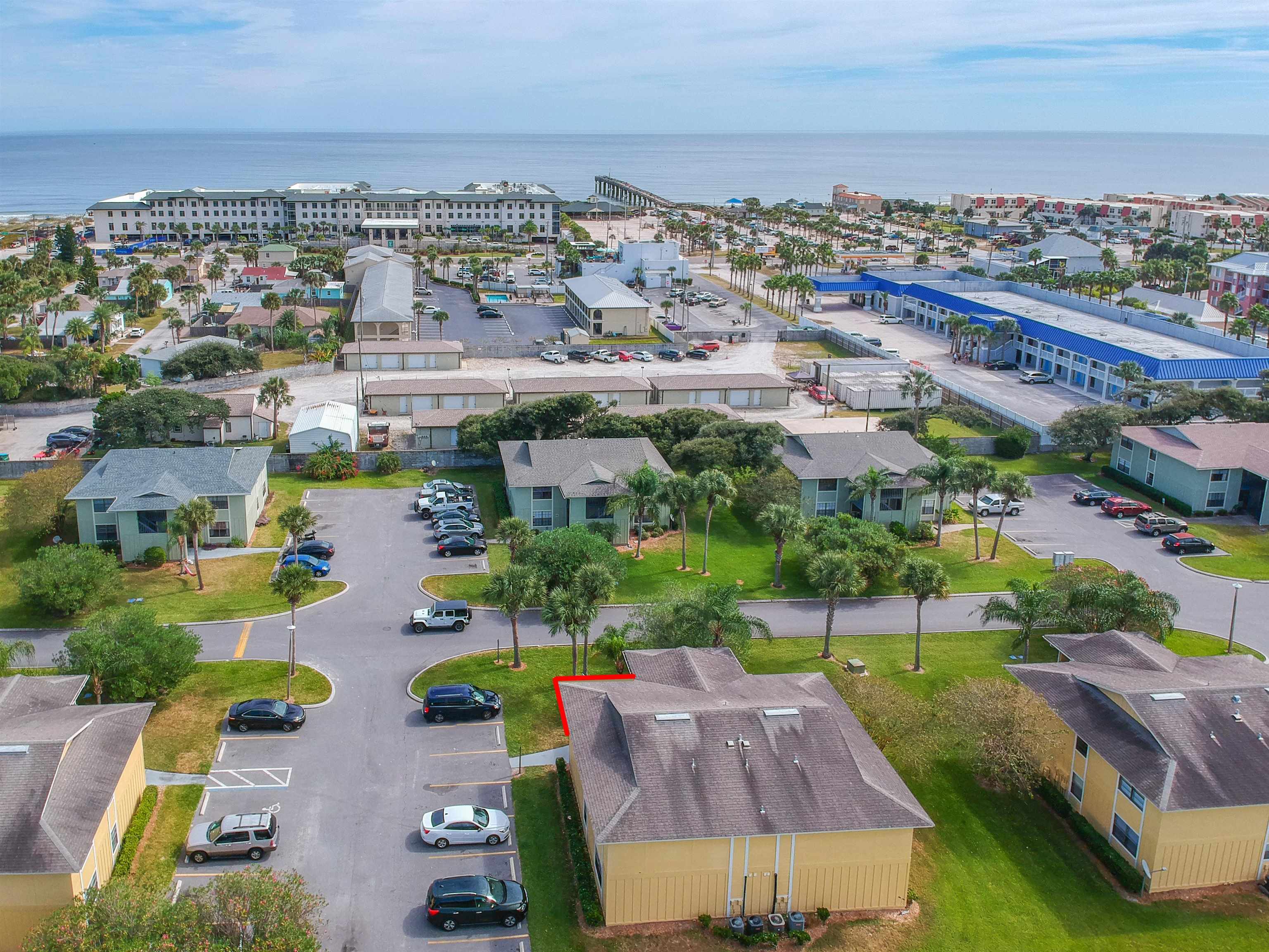 28 Schooner Court, Unit 28 St. Augustine, FL 32080 - Photo 26 of 28 an aerial view of a house with a garden