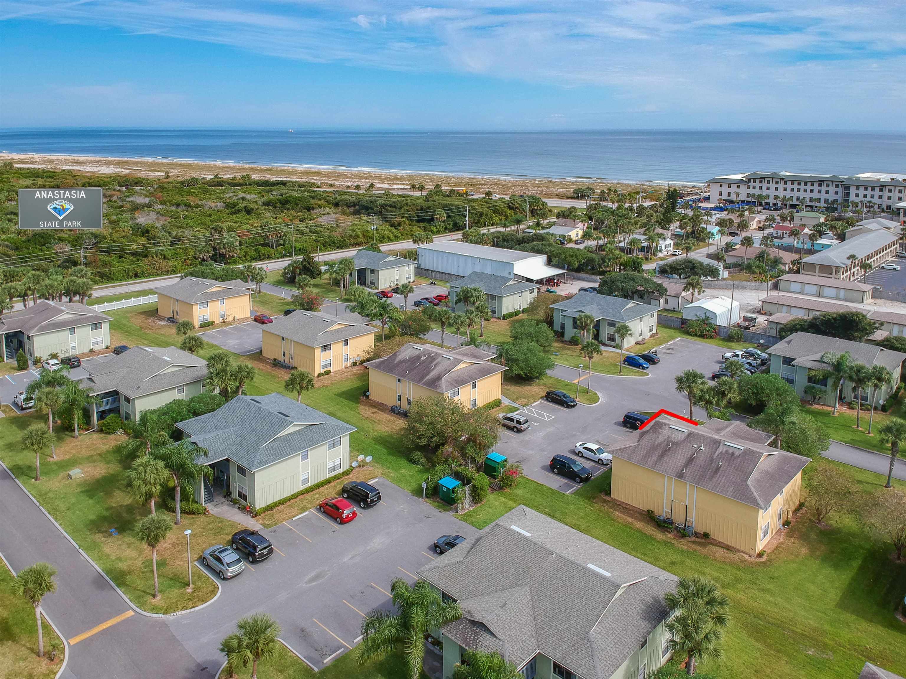 28 Schooner Court, Unit 28 St. Augustine, FL 32080 - Photo 27 of 28 an aerial view of residential houses with outdoor space