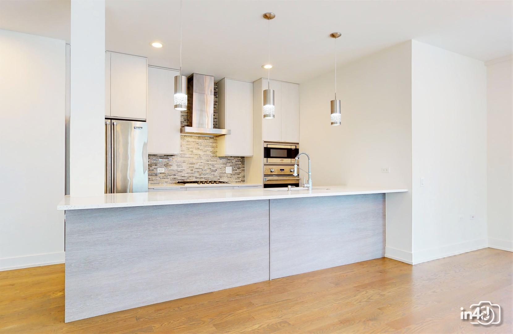 236 South Racine Avenue, Unit 201 Chicago, IL 60607 - Photo 16 of 45 a kitchen with stainless steel appliances granite countertop a sink and cabinets