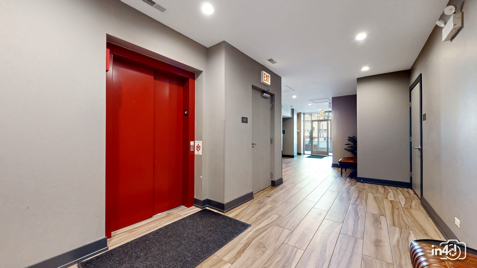 236 South Racine Avenue, Unit 201 Chicago, IL 60607 - Photo 21 of 45 a view of hallway with wooden floor