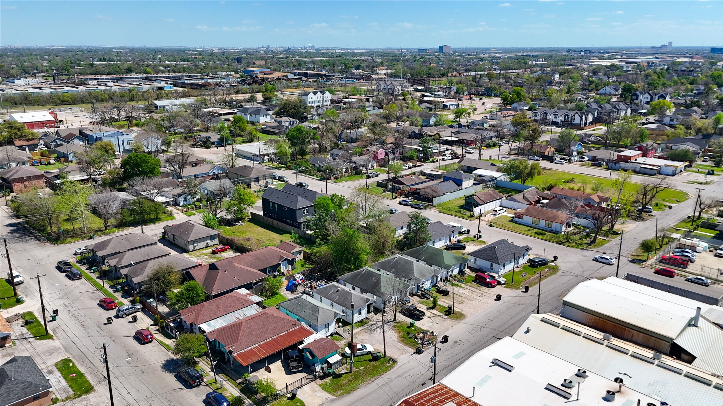 2916 Chapman Street Houston, TX 77009 - Photo 5 of 7 an aerial view of a city