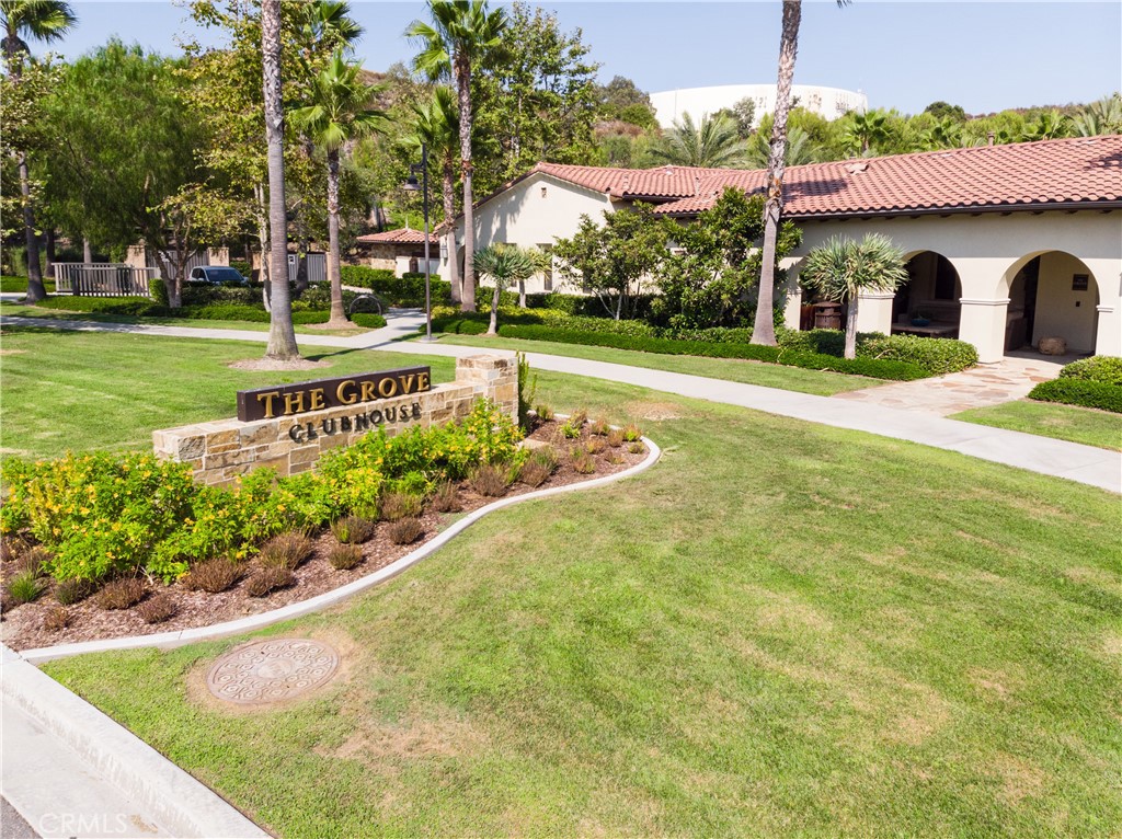 308 Finch Lake Forest, CA 92630 - Photo 34 of 35 a view of a house with a yard and a fountain