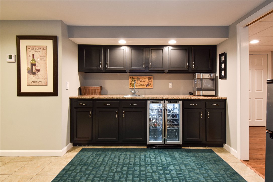 5 Colony Drive Johnston, RI 02919 - Photo 37 of 50 Lower level wet bar and wine fridge