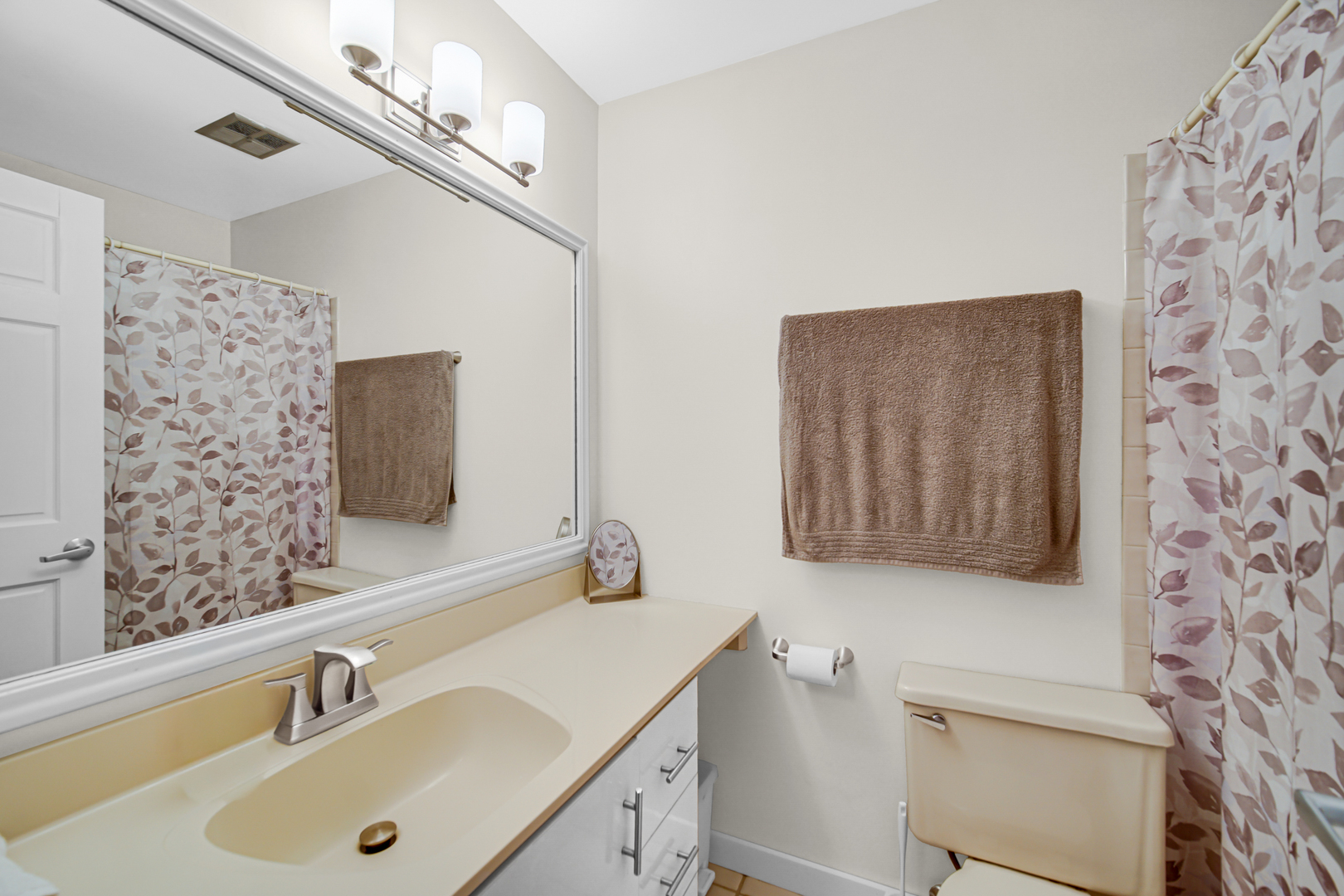 1028 West Park Pl Drive Bartlett, IL 60103 - Photo 21 of 24 a bathroom with a sink and a mirror