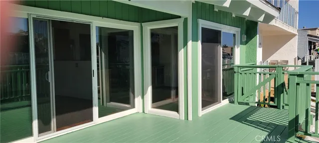 a view of backyard from deck