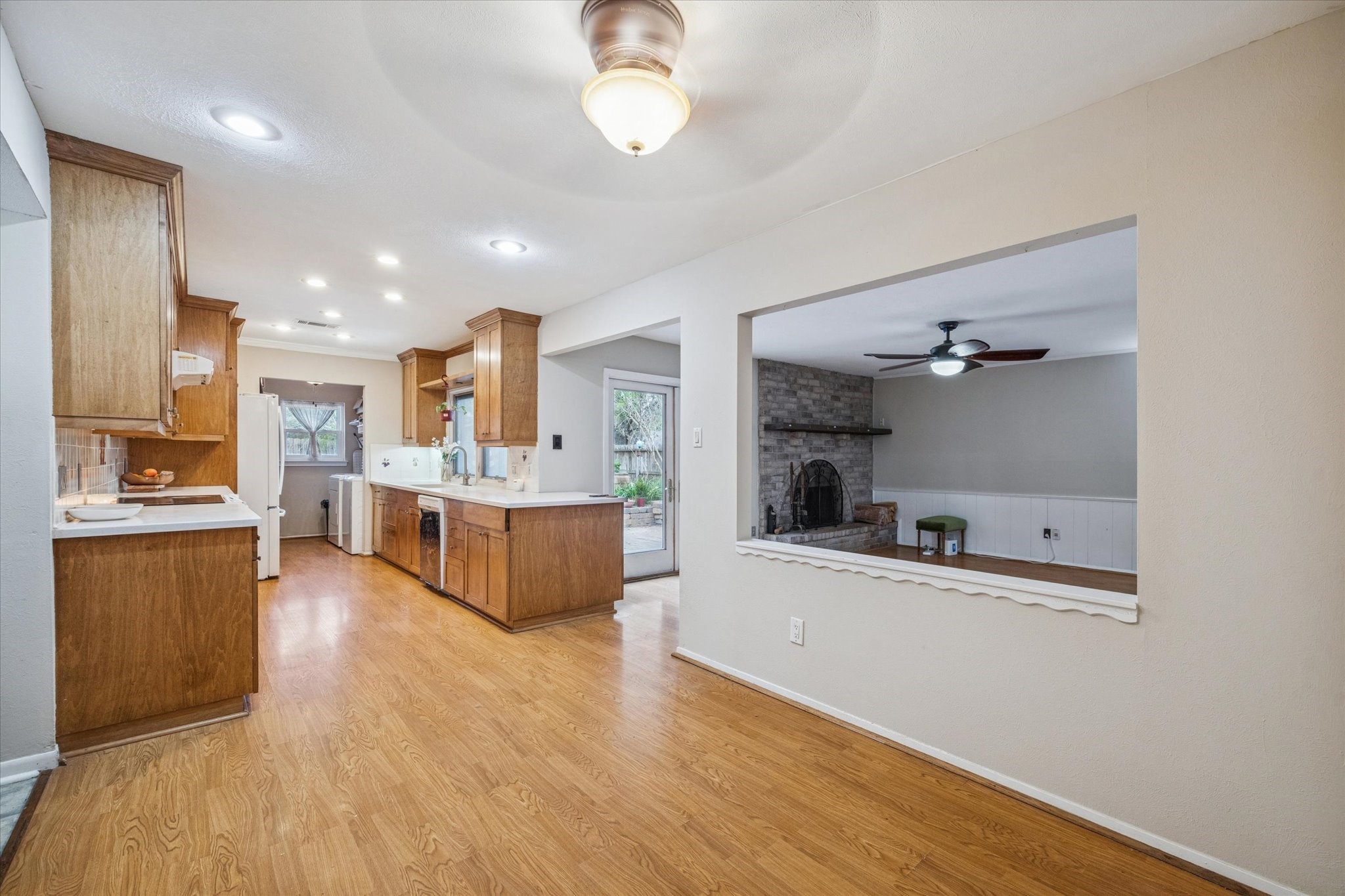 3902 Broken Elm Drive Spring, TX 77388 - Photo 8 of 19 a large kitchen with a large counter top a sink stainless steel appliances and cabinets