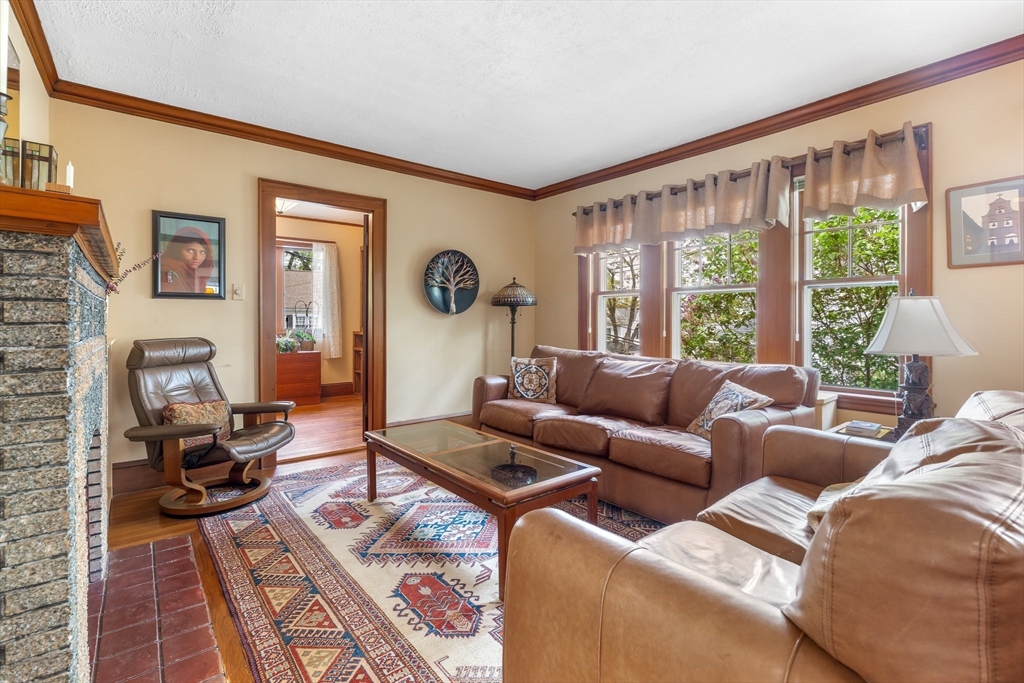 12 Grandview Road Arlington, MA 02476 - Photo 14 of 42 a living room with furniture and a large window