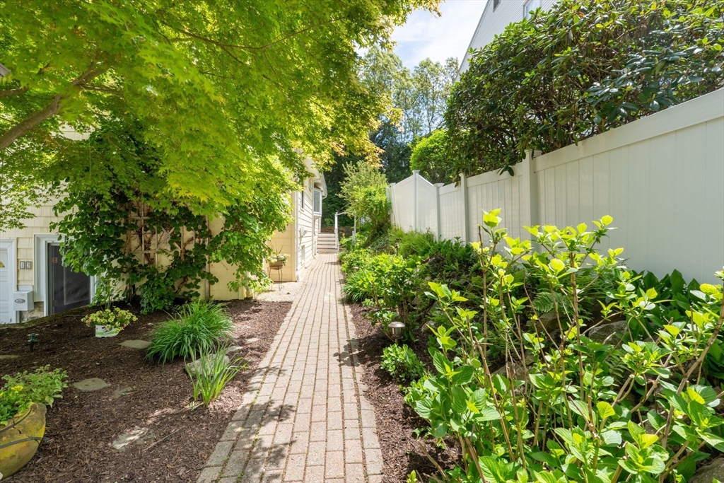 12 Grandview Road Arlington, MA 02476 - Photo 3 of 42 a view of a garden with pathway