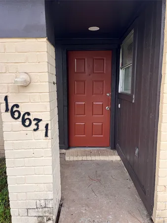a view of front door of a house