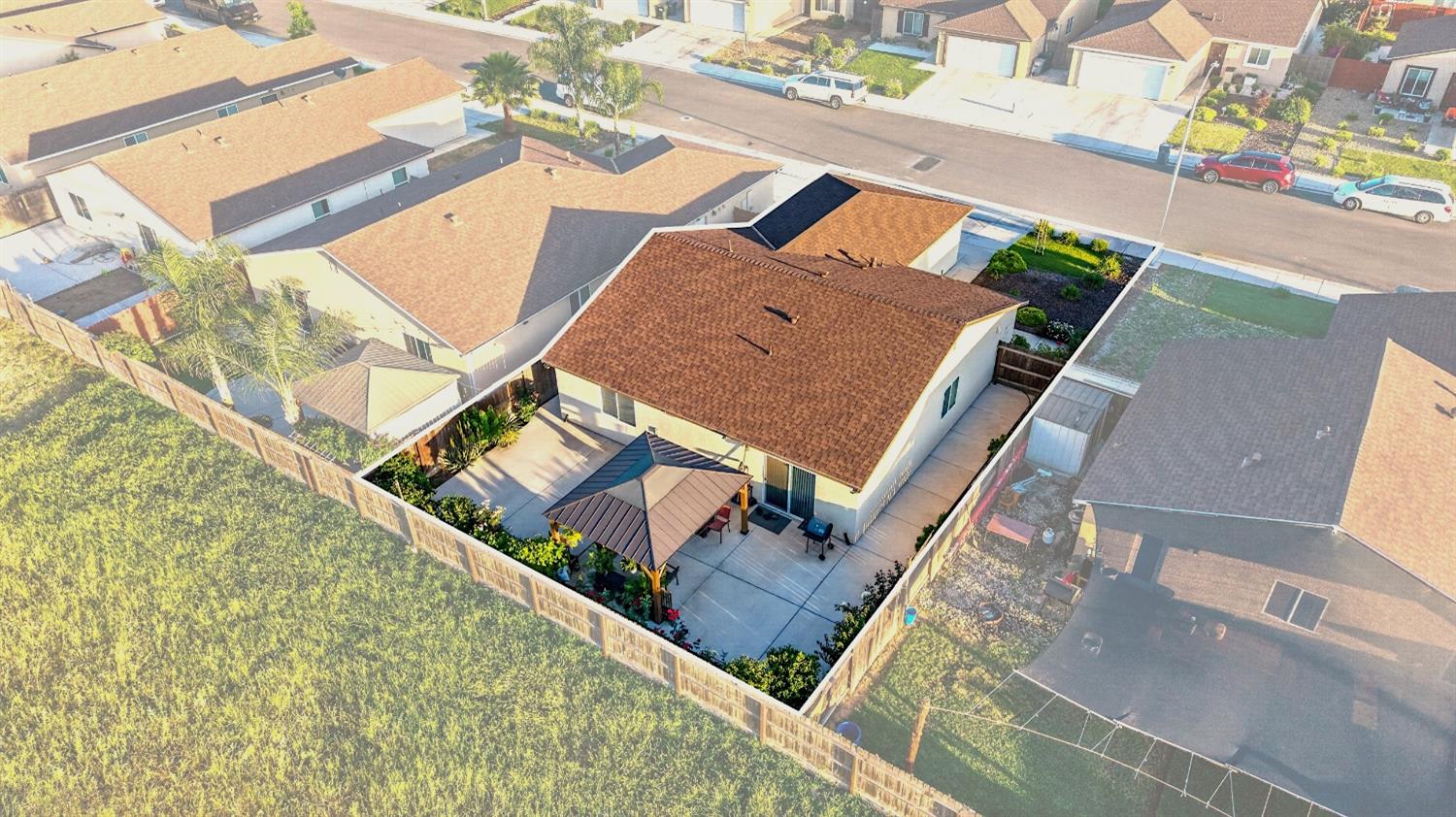 753 Taryn Court Merced, CA 95341 - Photo 16 of 21 an aerial view of a house with a garden