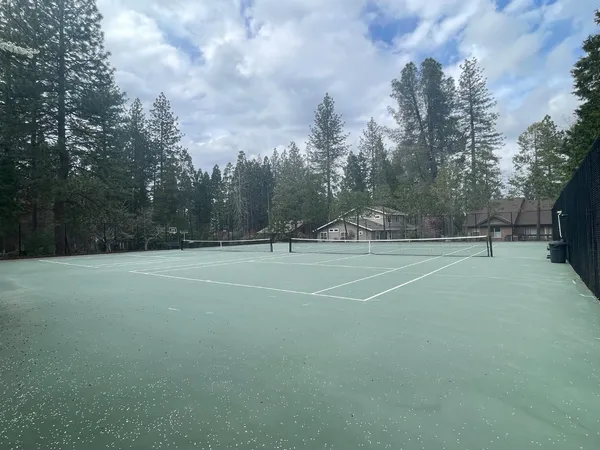 a view of a tennis court