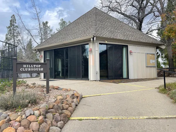 a house with trees in front of it