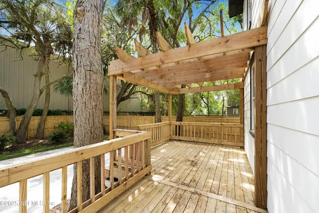 a view of balcony with couch