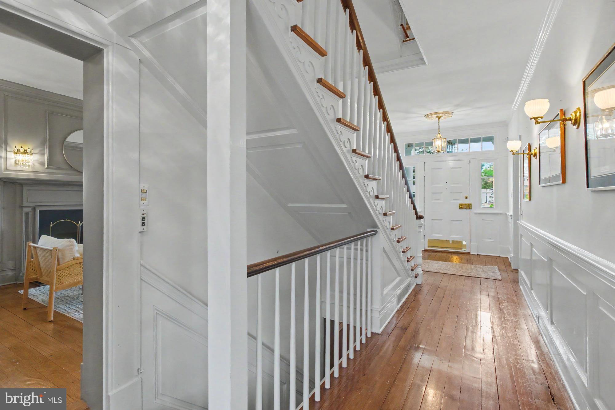 18535 Foreston Road Parkton, MD 21120 - Photo 11 of 101 Stairwell to level one and view of entry hall.