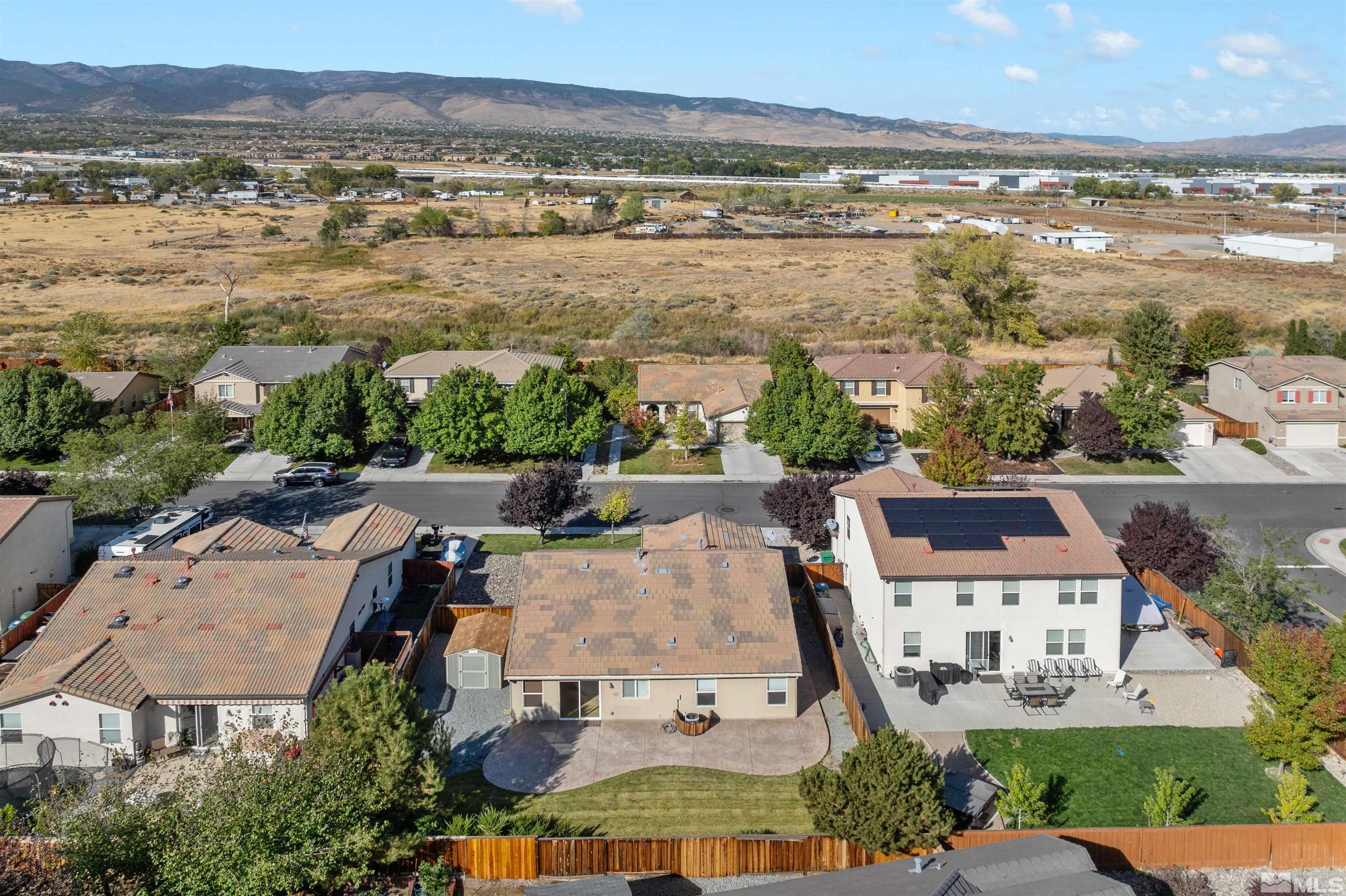 11360 Verazae Drive Reno, NV 89521 - Photo 21 of 22 an aerial view of residential houses with outdoor space and river