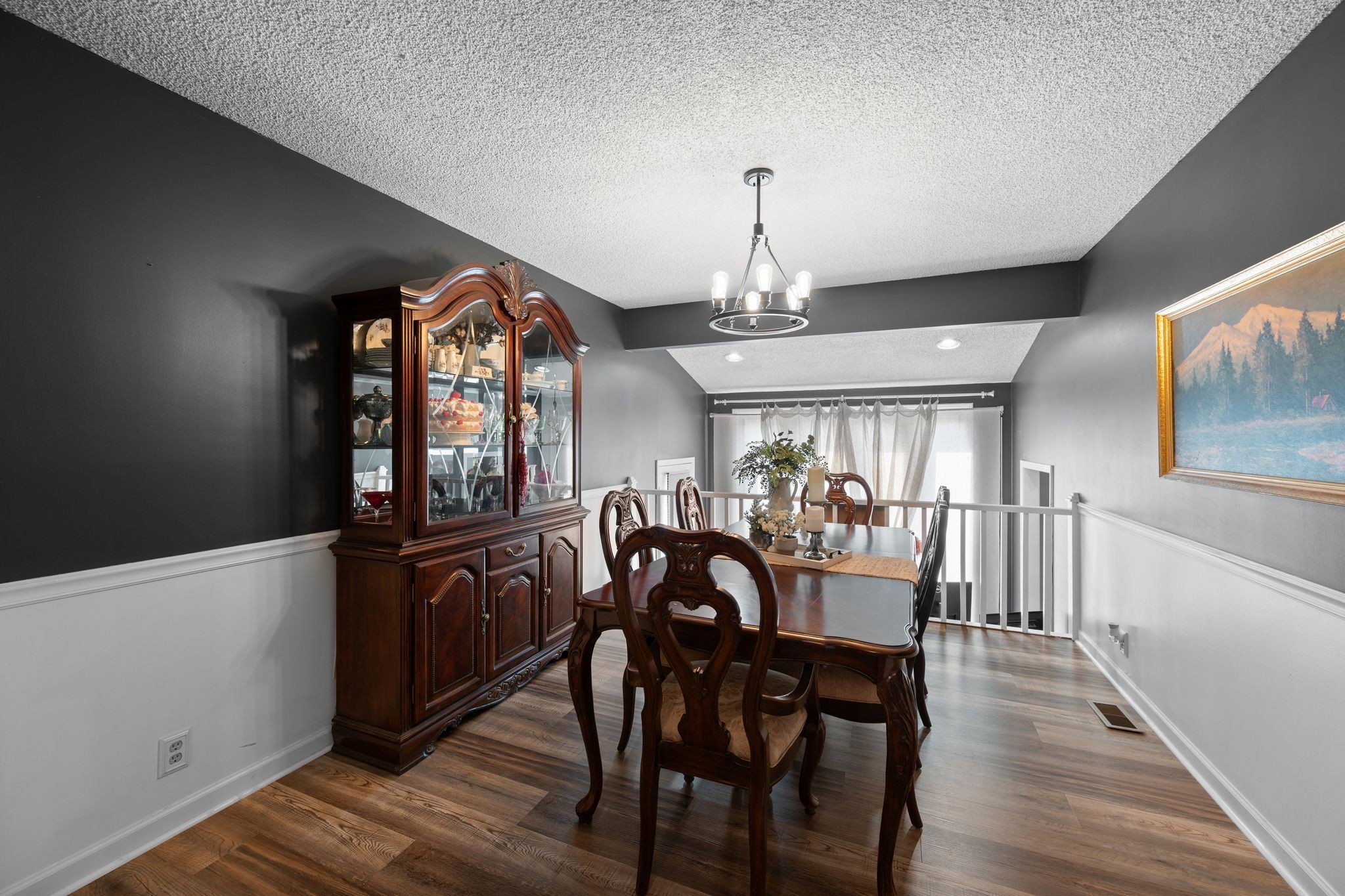 154 B Spring Valley Road Nashville, TN 37214 - Photo 11 of 29 a view of a dining room with furniture window and wooden floor