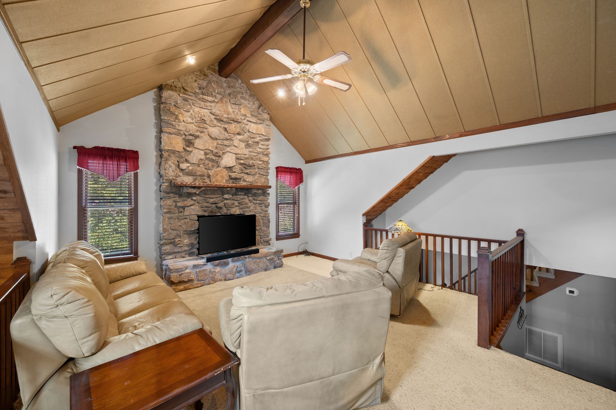 154 B Spring Valley Road Nashville, TN 37214 - Photo 12 of 29 a view of livingroom with furniture and a fireplace
