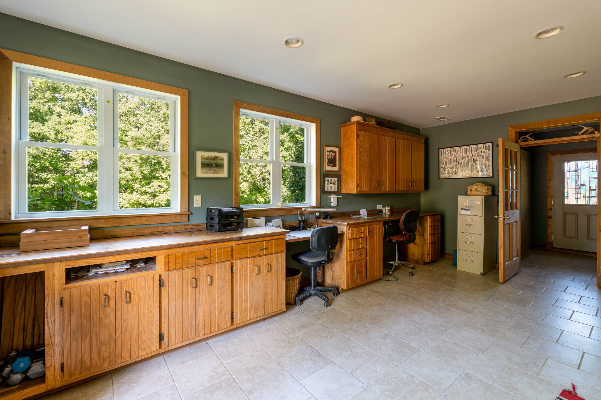 1098 Fred Gibbs Road White Bluff, TN 37187 - Photo 42 of 72 a large kitchen with kitchen island granite countertop a large window and a sink