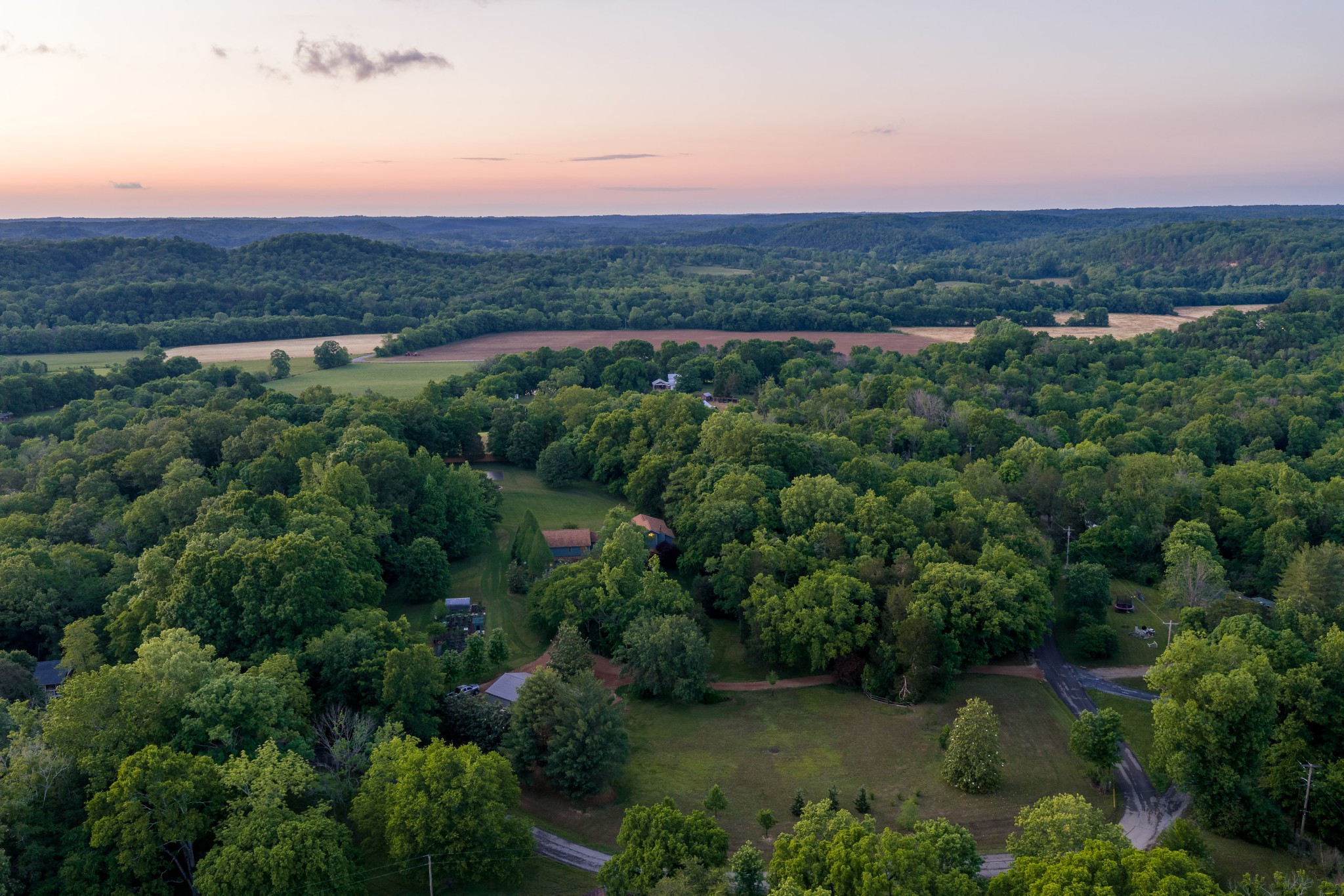 1098 Fred Gibbs Road White Bluff, TN 37187 - Photo 67 of 72 an aerial view of a house with a yard
