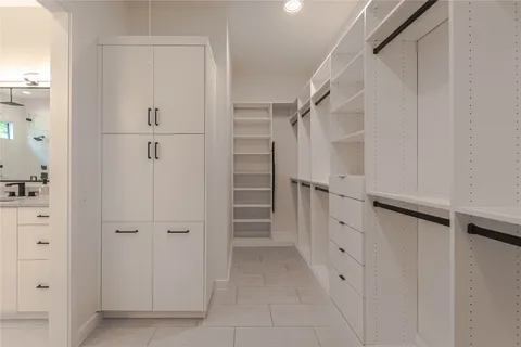 a view of walk in closet